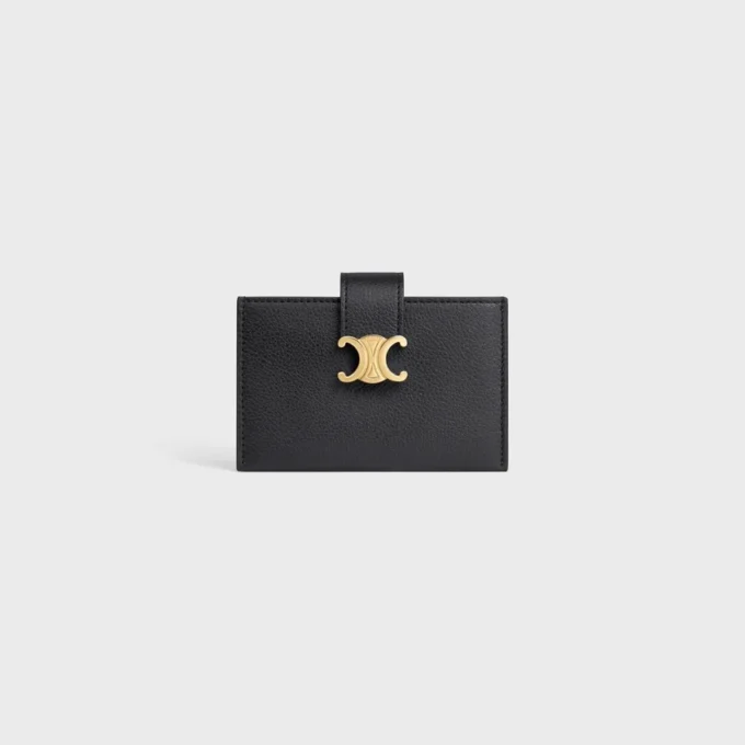 Akkordeon-Kartenetui Nino aus geschmeidigem genarbtem Kalbsleder Akkordeon-Kartenetui Nino aus geschmeidigem genarbtem Kalbsleder