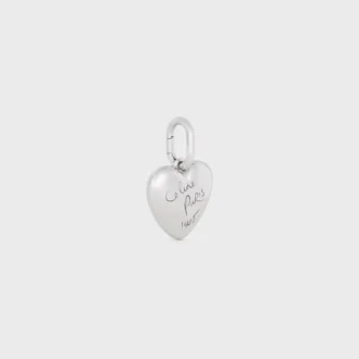Anhänger Herz CELINE 1945 aus Aluminium