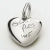 Anhänger Herz CELINE 1945 aus Aluminium