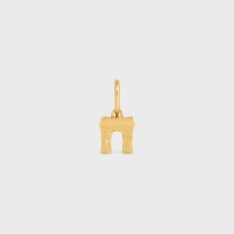 Anhänger Triomphe aus Messing mit Goldfinish