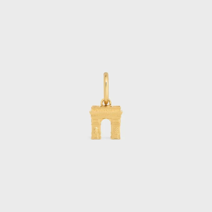 Anhänger Triomphe aus Messing mit Goldfinish Anhänger Triomphe aus Messing mit Goldfinish