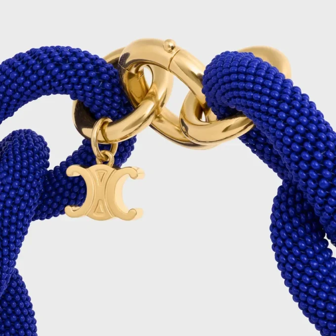 Ata CELINE Gliederkette aus Perlen und Messing mit Goldfinish Ata CELINE Gliederkette aus Perlen und Messing mit Goldfinish