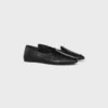Aura Loafer aus Lammleder mit Krokodilprägung Aura Loafer aus Lammleder mit Krokodilprägung
