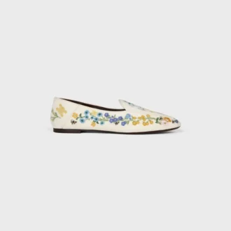 Aura Loafer aus mit Blumen besticktem Samt