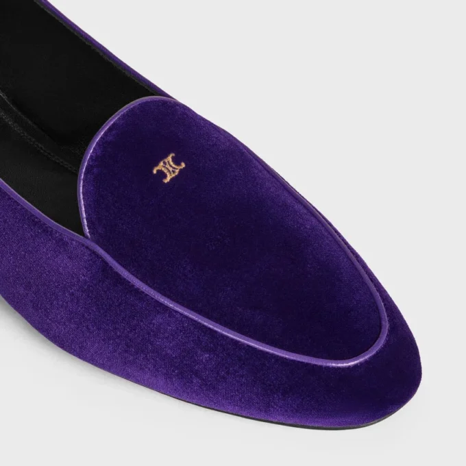 Aura Loafer aus Samt Aura Loafer aus Samt