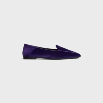 Aura Loafer mit Triomphe aus Samt