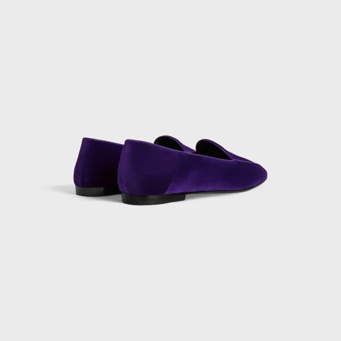 Aura Loafer mit Triomphe aus Samt
