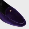 Aura Loafer mit Triomphe aus Samt