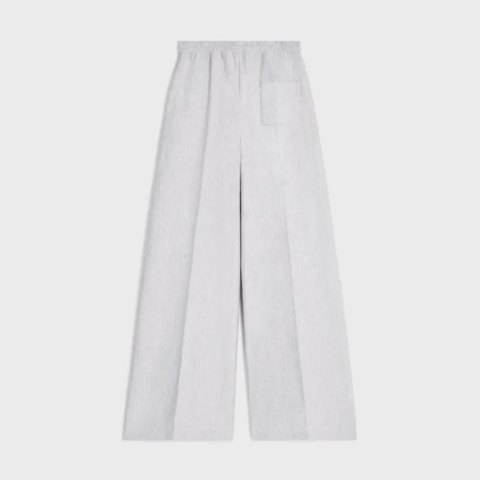 Ausgestellte Jogginghose aus Baumwollfleece Ausgestellte Jogginghose aus Baumwollfleece