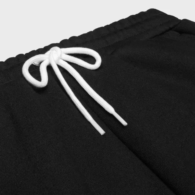 Ausgestellte Jogginghose aus Baumwollfleece Ausgestellte Jogginghose aus Baumwollfleece