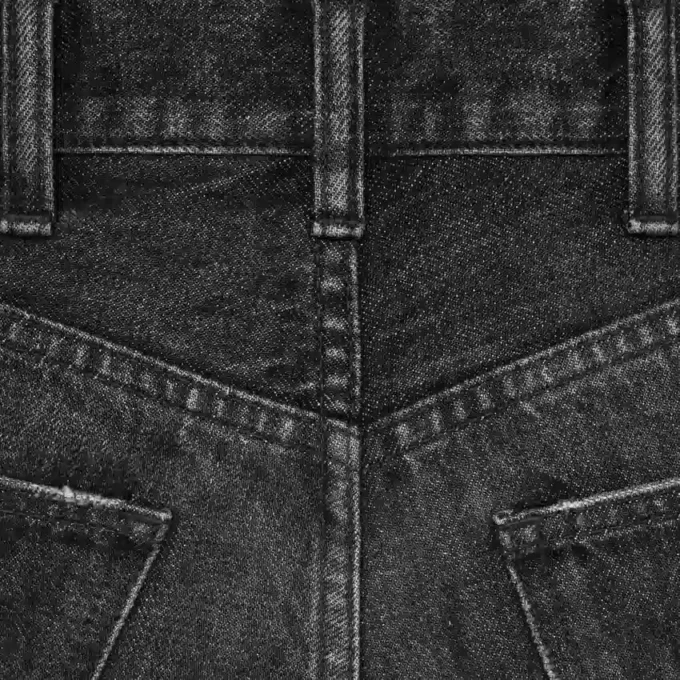 Ausgestellte Surf-Jeans aus Black Ice Rinse Denim Ausgestellte Surf-Jeans aus Black Ice Rinse Denim