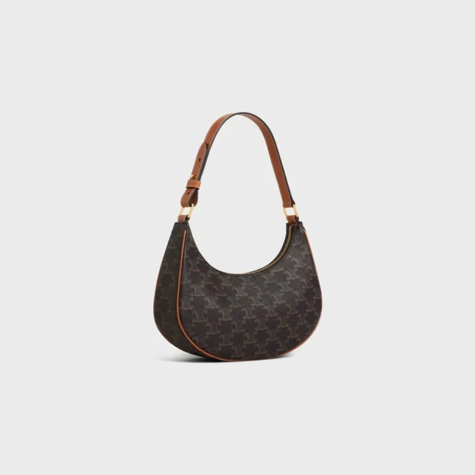 Ava-Tasche aus Triomphe Canvas und Kalbsleder