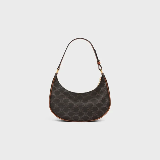 Ava-Tasche aus Triomphe Canvas und Kalbsleder