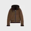 Aviator-Jacke aus Wildleder