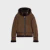 Aviator-Jacke aus Wildleder