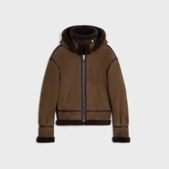 Aviator-Jacke aus Wildleder