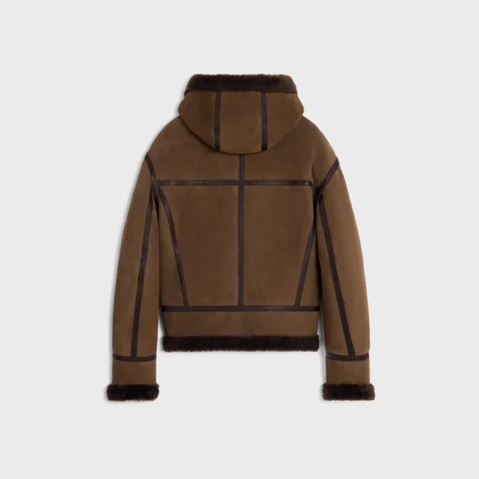 Aviator-Jacke aus Wildleder