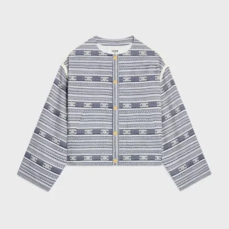 Baja-Strickjacke aus Baumwollwolle