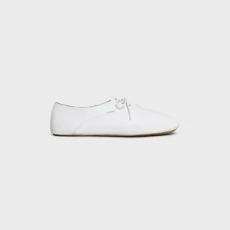 Ballerina-Schuh mit Schnürung aus Lammleder
