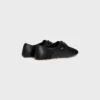 Ballerina-Schuh mit Schnürung aus Lammleder Ballerina-Schuh mit Schnürung aus Lammleder