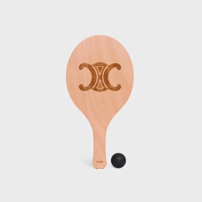 Beach Rackets aus Holz und Kalbsleder