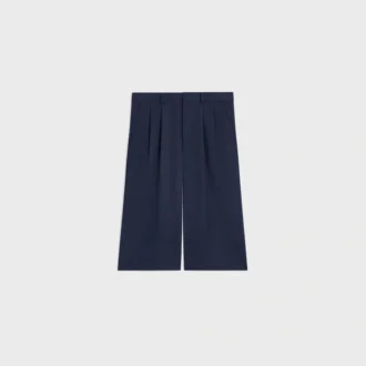 Bermudashorts aus Baumwoll- und Wollgabardine