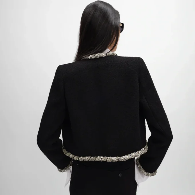 Bestickte Icone-Jacke aus Natta-Wolle