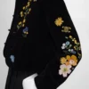 Bestickte Icone-Jacke aus Samt
