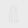 Bestickter Midirock aus Baumwoll-Cambric Bestickter Midirock aus Baumwoll-Cambric