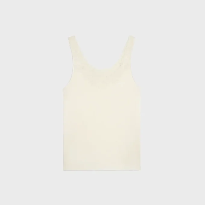 Besticktes Oberteil aus Seidensatin Besticktes Oberteil aus Seidensatin