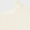 Besticktes Oberteil aus Seidensatin Besticktes Oberteil aus Seidensatin