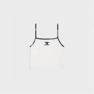 Besticktes Triomphe-Tanktop aus Baumwolljersey