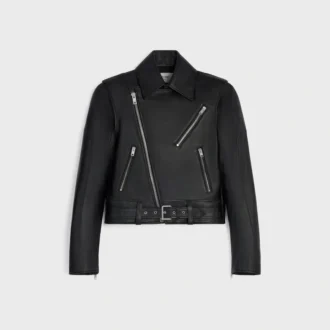 Bikerjacke aus Kalbsleder