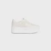 Block-Keil-Sneaker aus Kalbsleder Block-Keil-Sneaker aus Kalbsleder