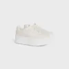 Block-Keil-Sneaker aus Kalbsleder Block-Keil-Sneaker aus Kalbsleder