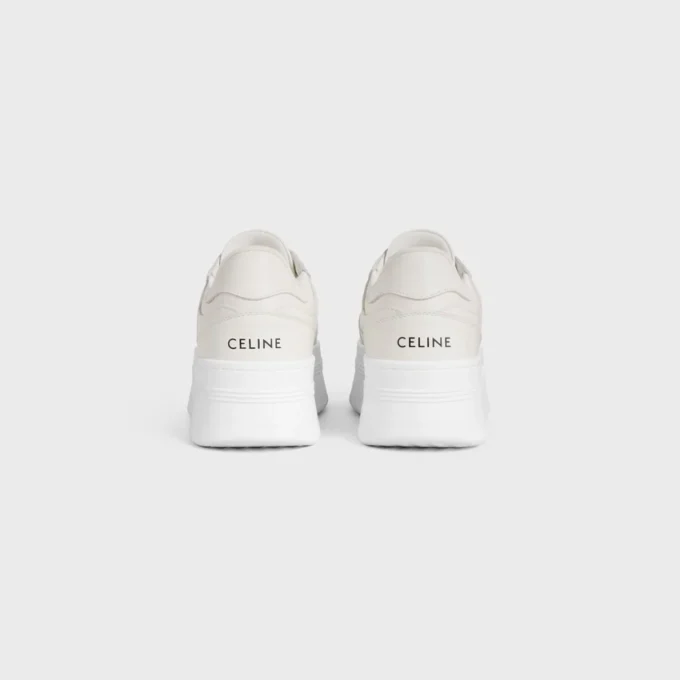 Block-Keil-Sneaker aus Kalbsleder Block-Keil-Sneaker aus Kalbsleder