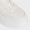 Block-Keil-Sneaker aus Kalbsleder Block-Keil-Sneaker aus Kalbsleder