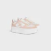 Block-Keil-Sneaker aus Kalbsleder und Kalbsveloursleder Block-Keil-Sneaker aus Kalbsleder und Kalbsveloursleder