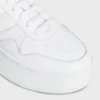 Block-Sneaker mit Keilsohle aus Kalbsleder Block-Sneaker mit Keilsohle aus Kalbsleder