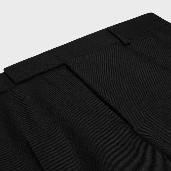 Bnf-Hose aus Wollgabardine