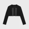 Bolero-Jacke aus doppeltem Wollkrepp