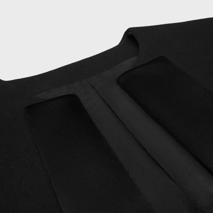 Bolero-Jacke aus doppeltem Wollkrepp