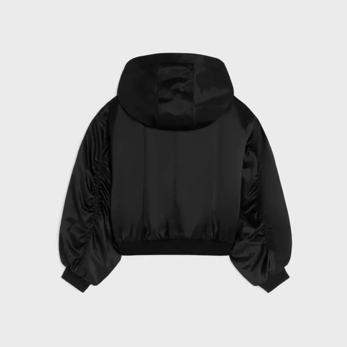 Bomberjacke aus Baumwollsatin Bomberjacke aus Baumwollsatin