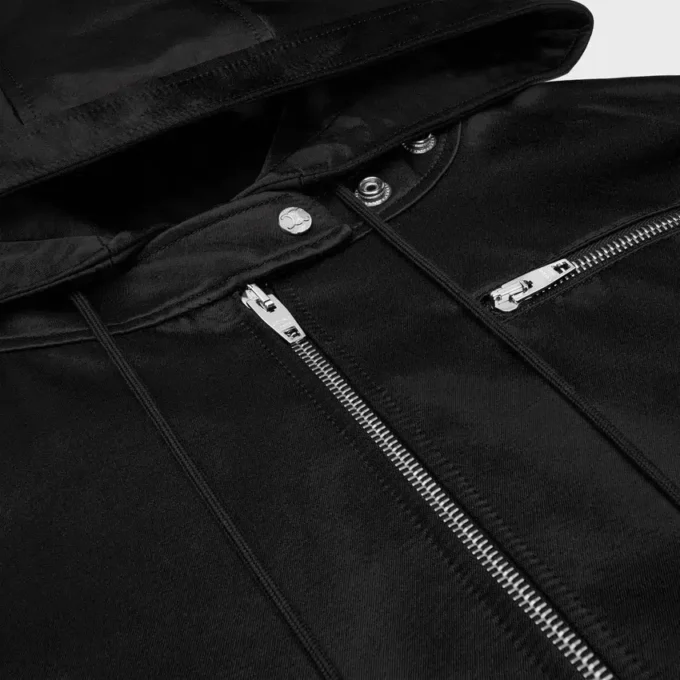Bomberjacke aus Baumwollsatin Bomberjacke aus Baumwollsatin