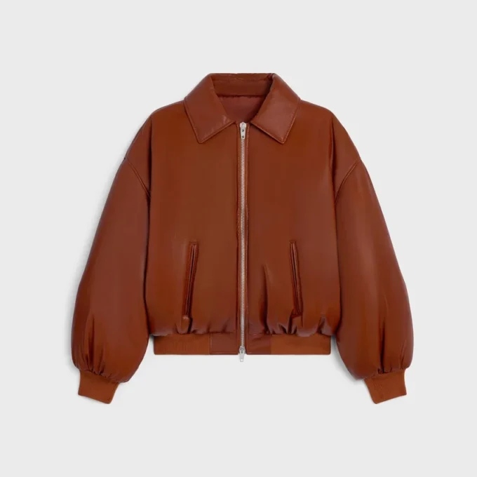 Bomberjacke aus weichem Lammleder Bomberjacke aus weichem Lammleder
