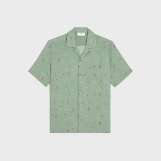 Bowlinghemd mit Paisley-Print aus Viskose