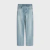 Boyfriend-Jeans 001 aus Baumwoll-Denim