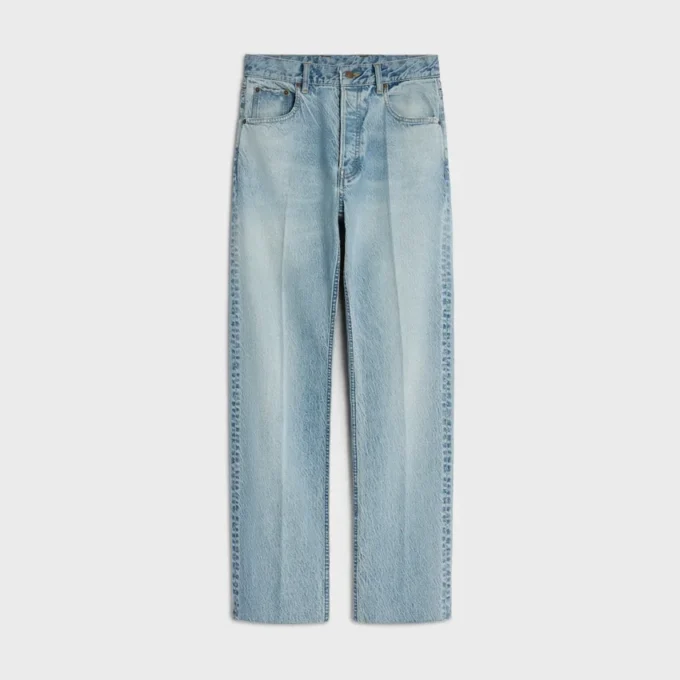 Boyfriend-Jeans 001 aus Baumwoll-Denim