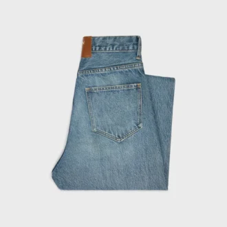 Boyfriend-Jeans 001 aus Baumwoll-Denim