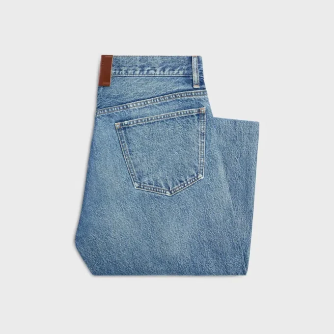 Boyfriend-Jeans 001 aus Baumwoll-Denim Boyfriend-Jeans 001 aus Baumwoll-Denim